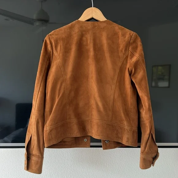 Lucky Brand Leather Jacket - Brown - Picture 5 of 6